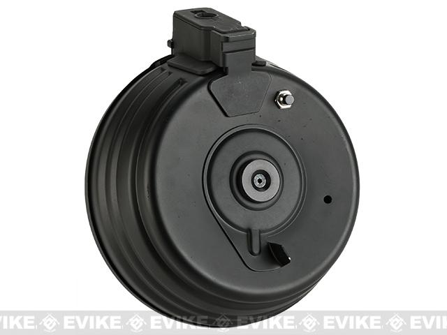 CYMA Matrix Steel 2500rd Electric Winding Drum Magazine for AK Series CYMA Matrix Steel 2500rd Electric Winding Drum Magazine for AK Series